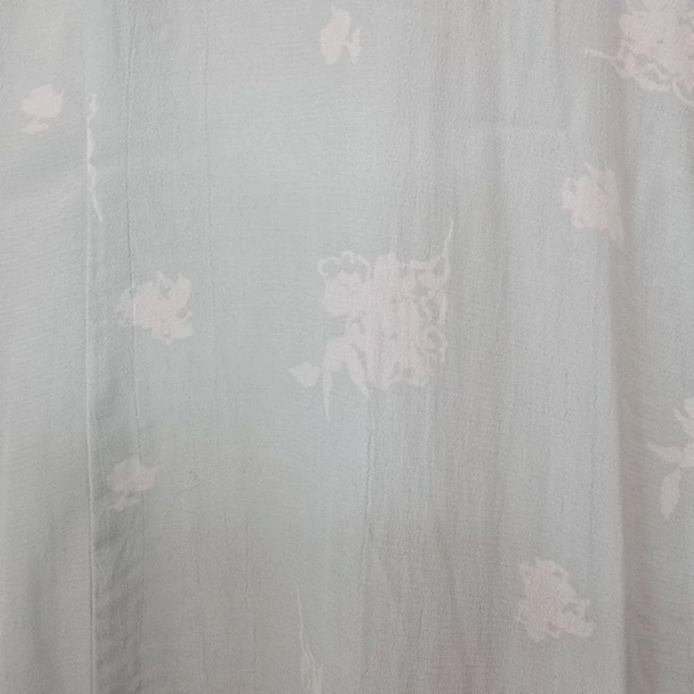 SOMETHING NAVY Easy Flirty Mini Dress Floral Sz Small Teal Chalk Cottagecore Y2K
